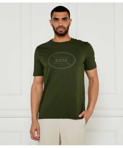 

Футболка с логотипом Heritage Regular fit Boss Green, зеленый