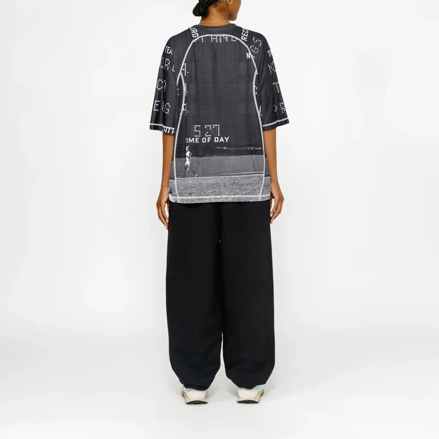 Stussy Футболка унисекс черная Nike, черный — фото 4