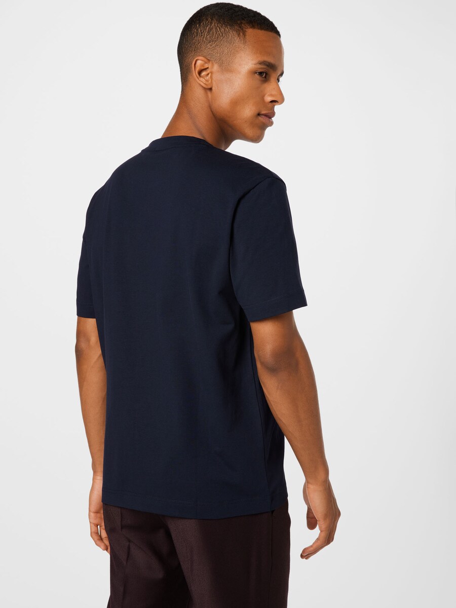 Классическая футболка BOSS Shirt Chup, темно-синий — фото 4