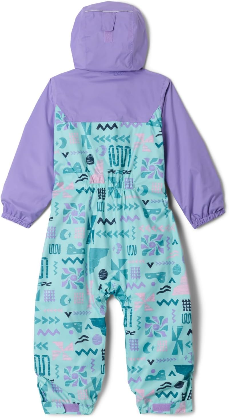 Колумбия Unisex детский дождевик Critter Jitters Iii Columbia, Spray Outerbounds/Paisley Purple — фото 2