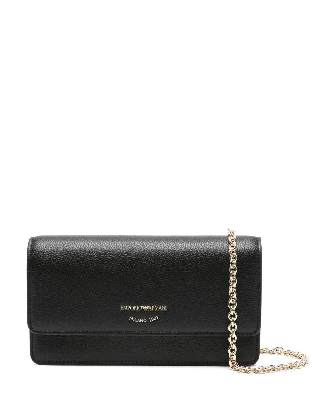 

Клатч с цепочным ремешком EMPORIO ARMANI, черный