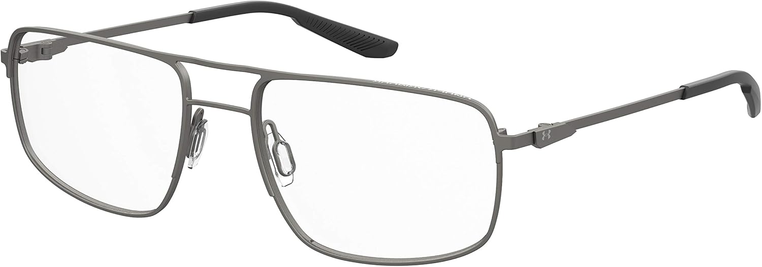 

Under Armour мужские очки для рецепта Ua 5007/G прямоугольной формы, Semi Matte Dark Ruthenium/Demo Lens