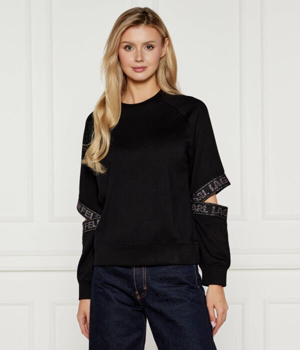 

Свитер Relaxed fit Karl Lagerfeld, черный