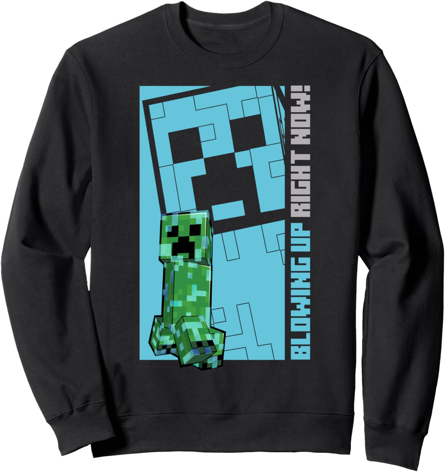 

Толстовка с постером Крипер из Minecraft взрывается прямо сейчас!, черная, Черный, Толстовка с постером Крипер из Minecraft взрывается прямо сейчас!, черная