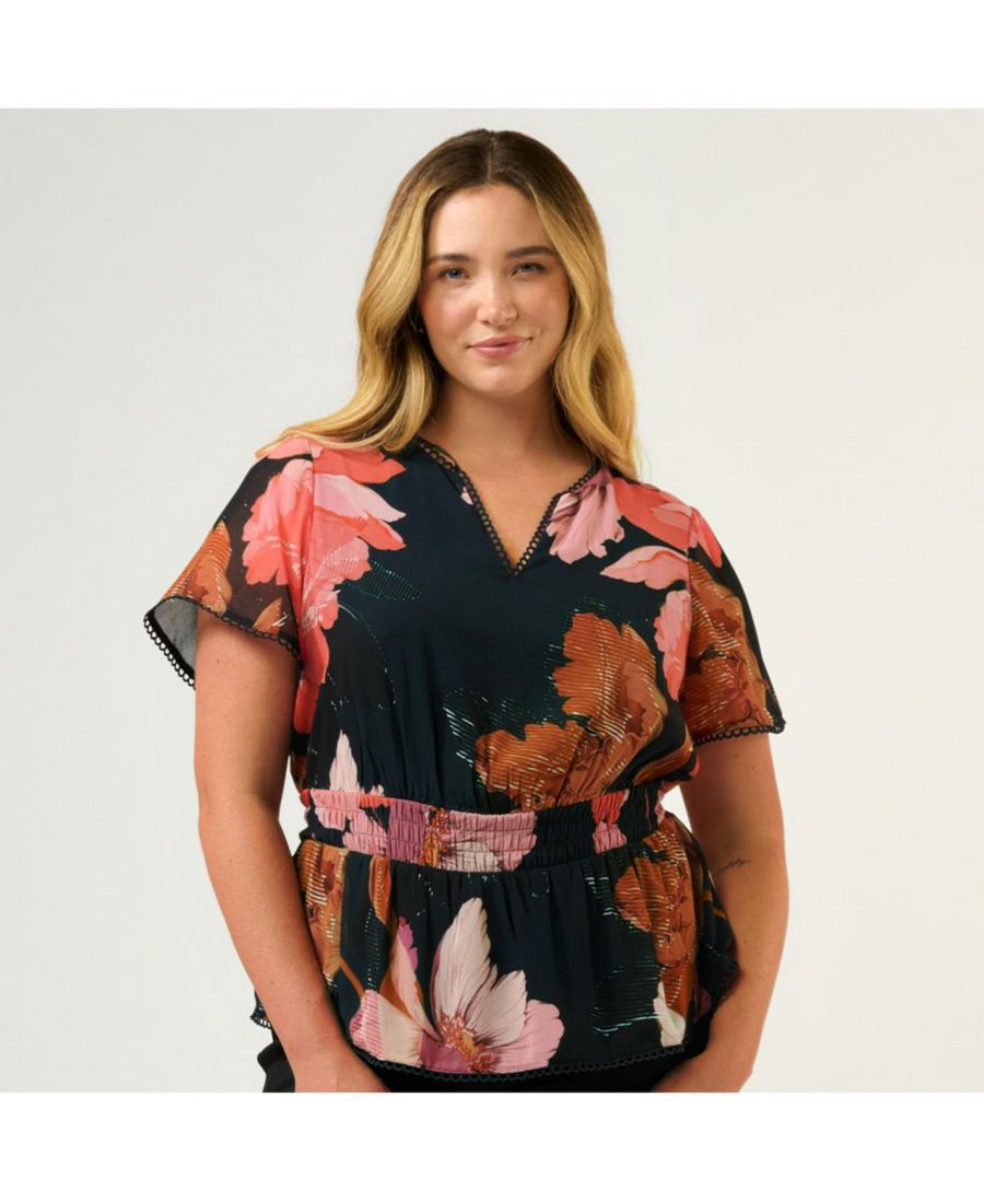 

Топ с завышенной талией размера Елена ESTELLE, Navy