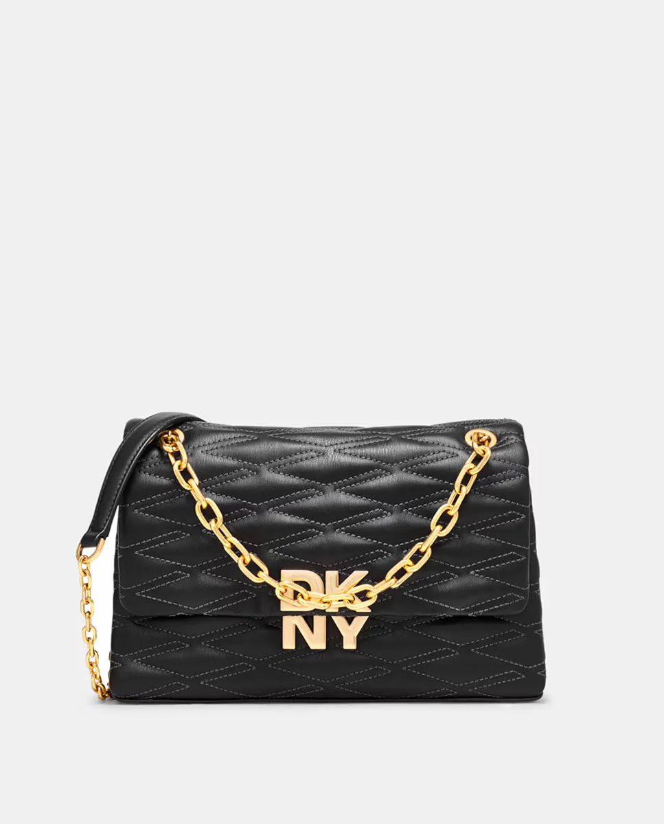 

Сумка DKNY MINNA с ручкой-цепочкой и логотипом бренда, черный