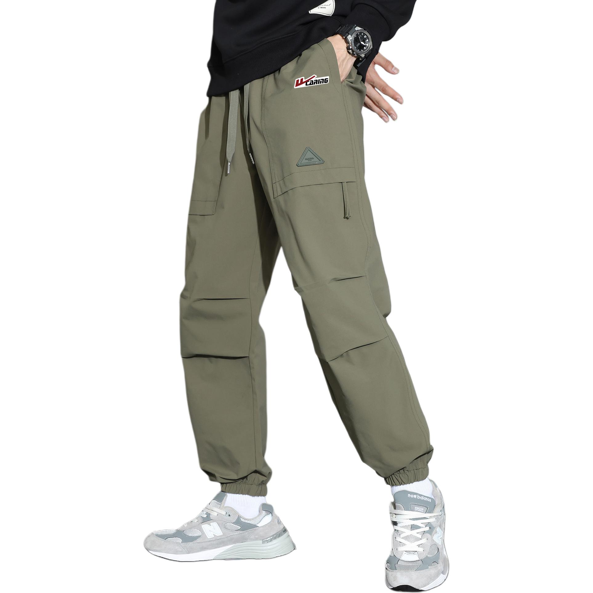 

Хлопковые брюки Unisex утепленные с манжетами WARRIOR, army зеленый (diy badge)