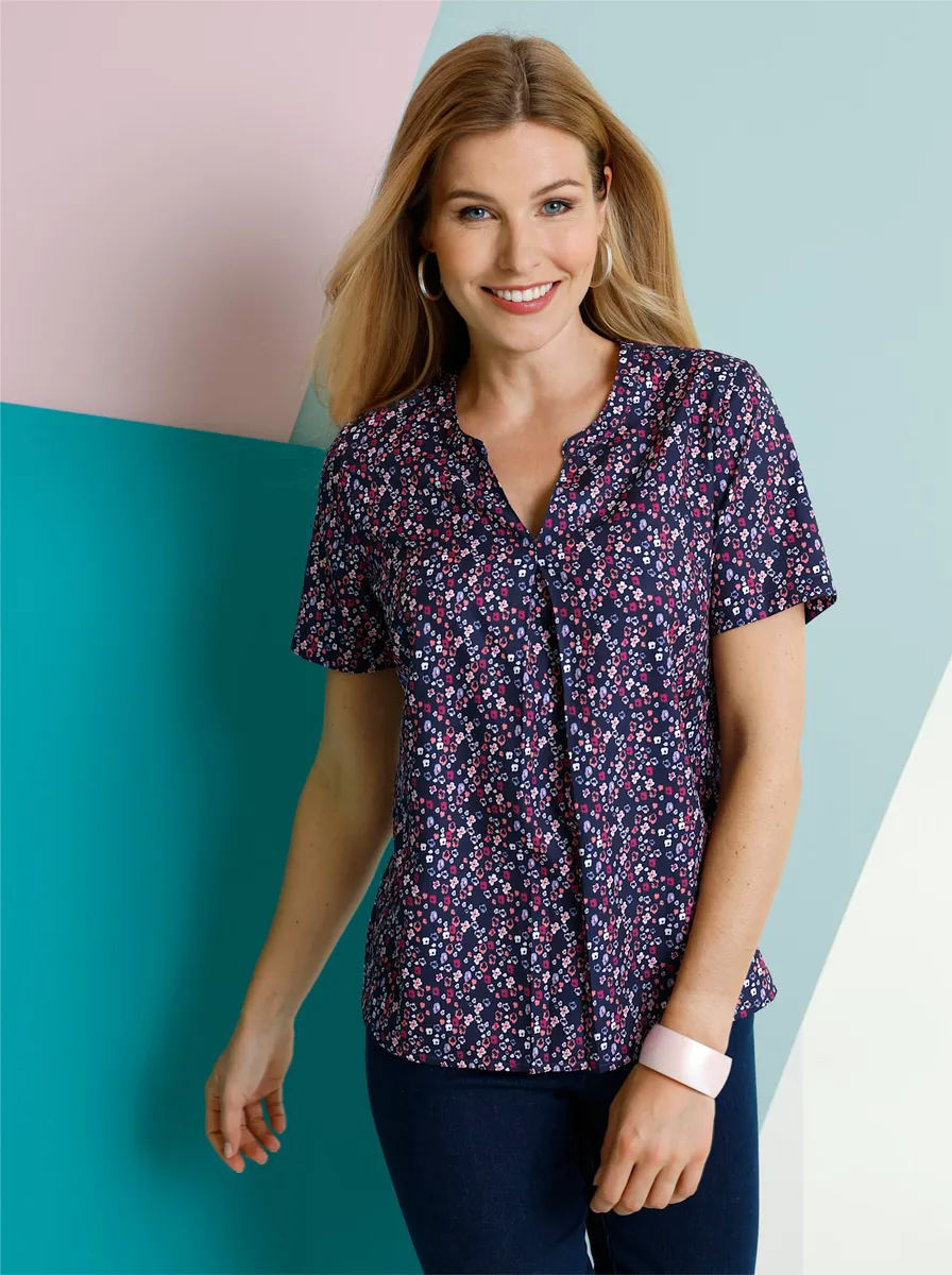 

Блуза-комбинация Classic Basics, коралловый