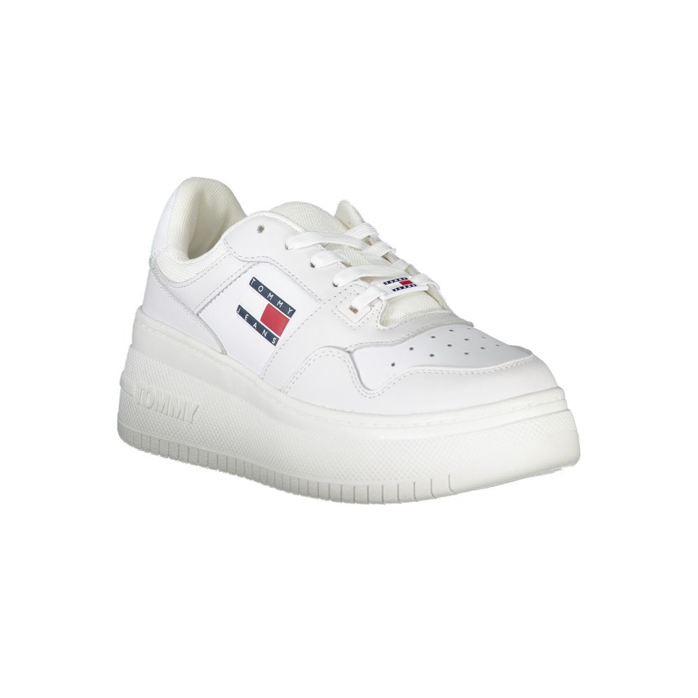 Белые кроссовки из полиэстера Tommy Hilfiger, белый — фото 3