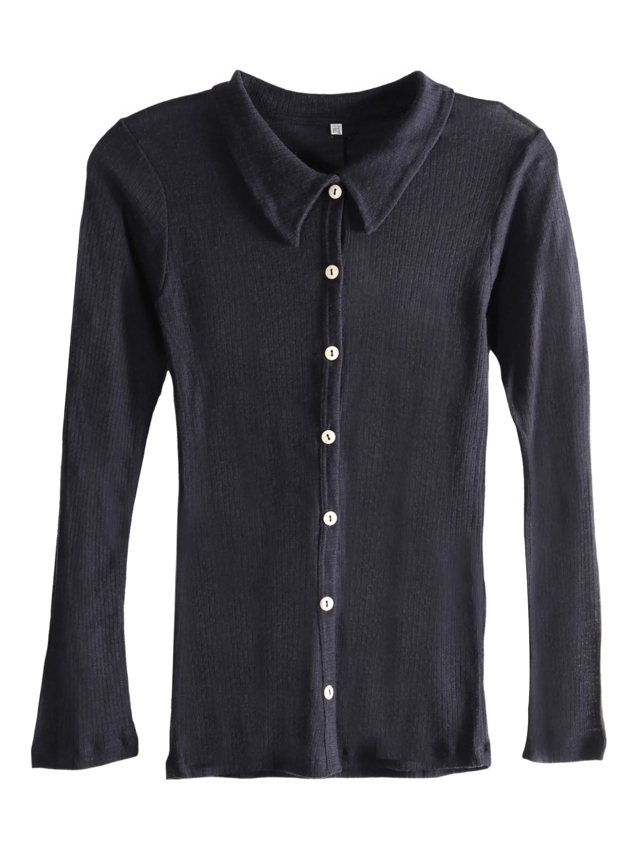 

Топ в рубчик на пуговицах Baserange, синий