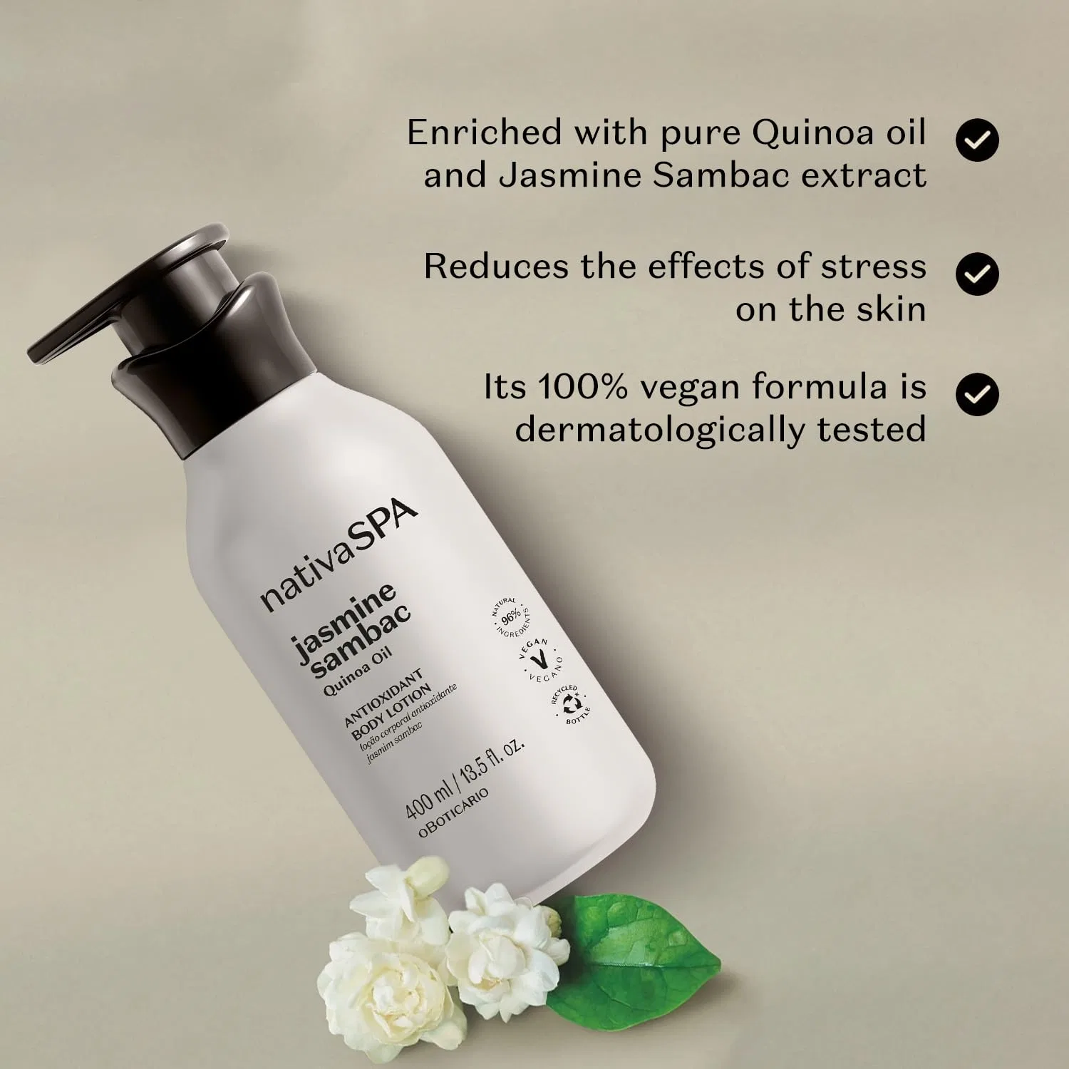 Увлажняющий лосьон Jasmine Sambac Nativa SPA от oBoticário O Boticario — фото 3