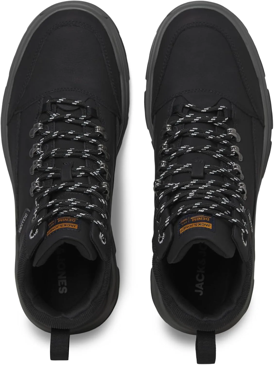Мужские ботинки JFC JACK & JONES Jfwimperial из искусственной кожи, угольный — фото 2