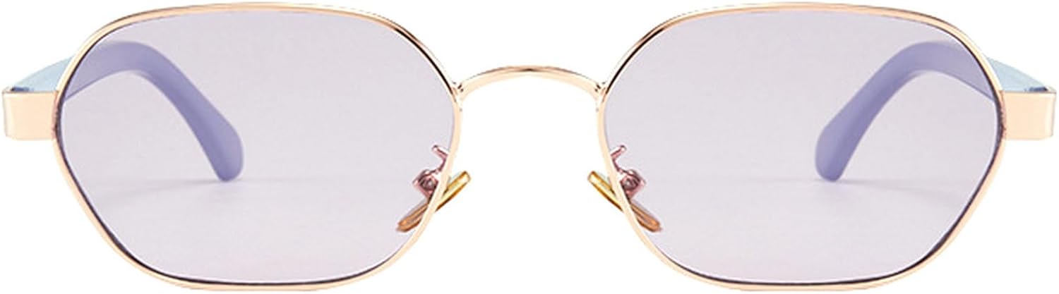 

Ретро-солнцезащитные очки в форме многоугольника для женщин, металлические шестиугольные солнцезащитные очки для мужчин, очки для вождения в стиле ретро, ​​прямоугольные солнцезащитные очки mincl, Purple