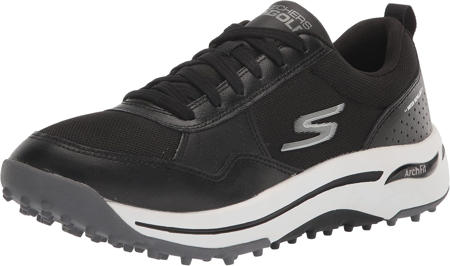

Мужские гольф-кроссовки Skechers Arch Fit, черно-белый