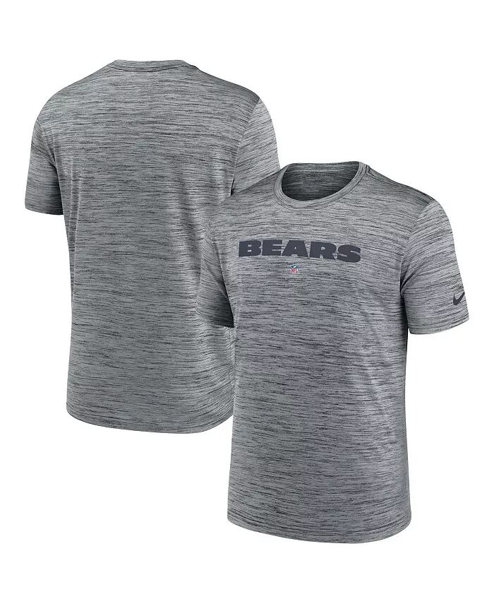 

Мужская серая футболка Chicago Bears Velocity Performance Nike
