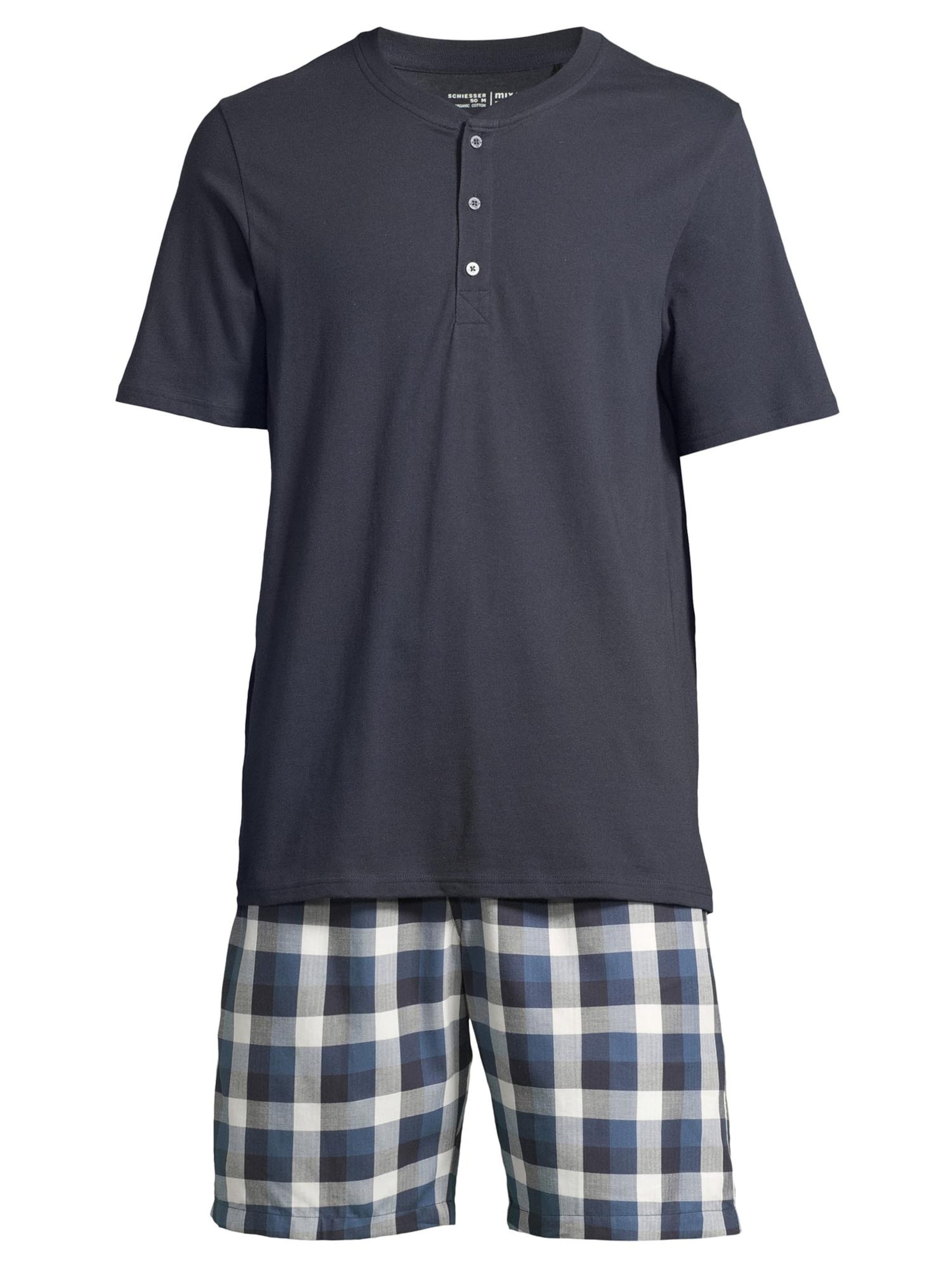 

SCHIESSER Пижама короткая 'Night & Home', мультиколор