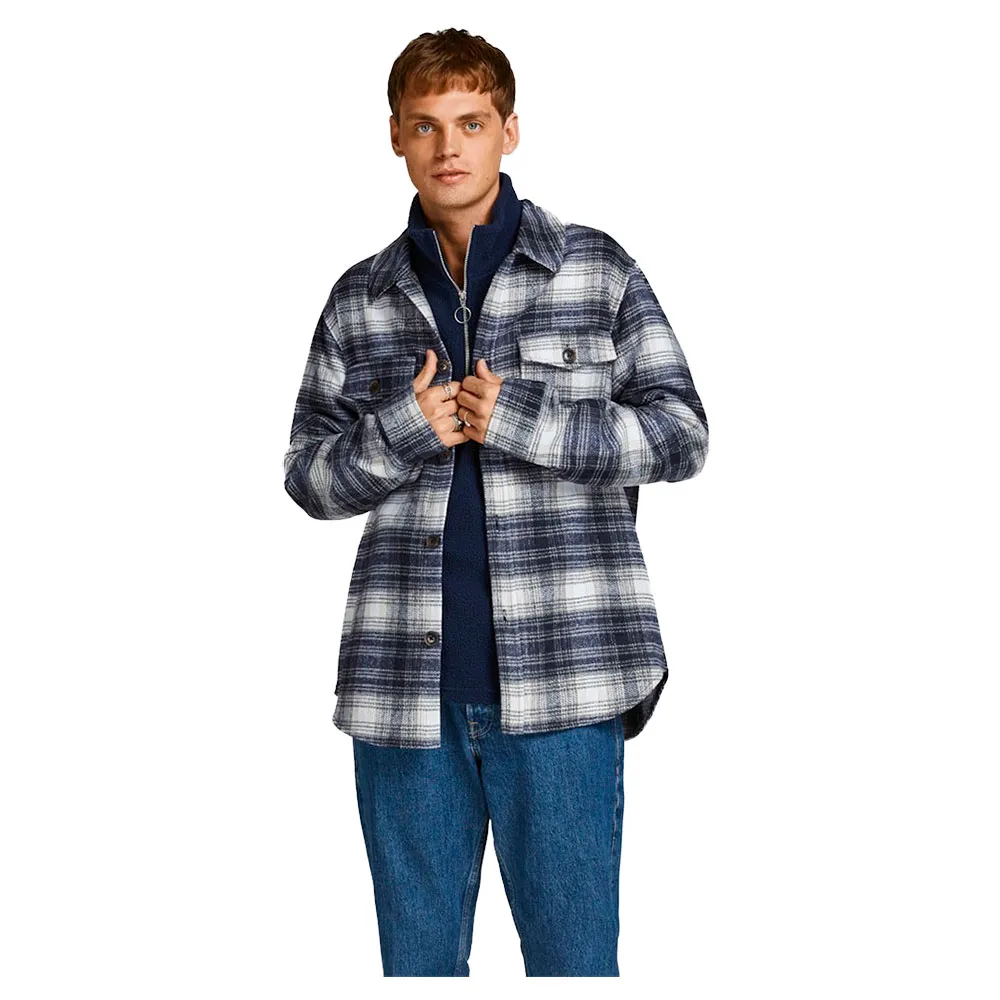 

Рубашка Jack & Jones Ollie Check, серый
