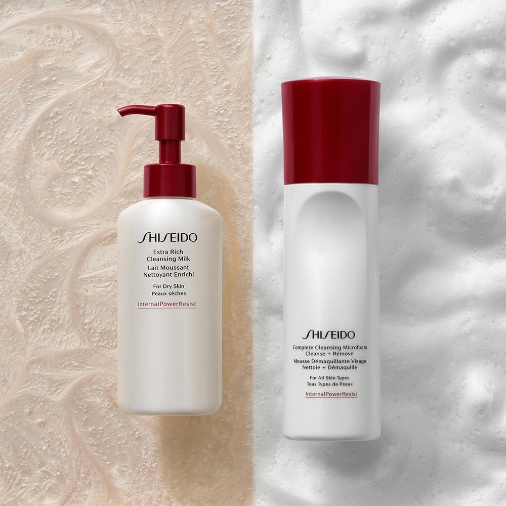 Средство для снятия макияжа rebalancing lotions complete cleansing microfoam Shiseido, объем 180 мл. — фото 4