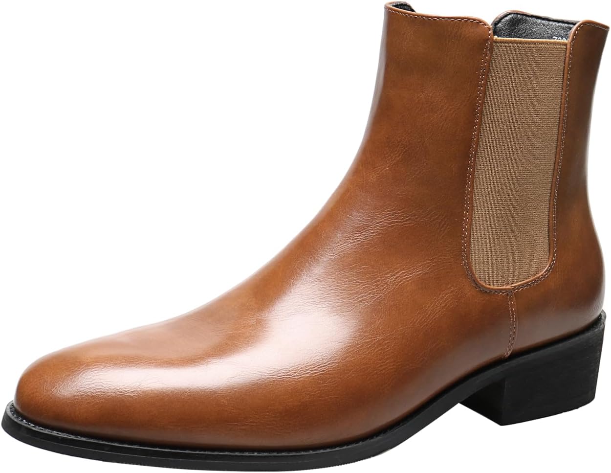 

Мужские ботинки Santimon Chelsea, формальные кожаные ботинки с крыльями, ботинки до щиколотки, модель Pull Up, для выпускного, свадьбы, делового и повседневного образа, чукка, стильные и удобные, смокинговые и ковбойские ботинки для мужчин, кори...