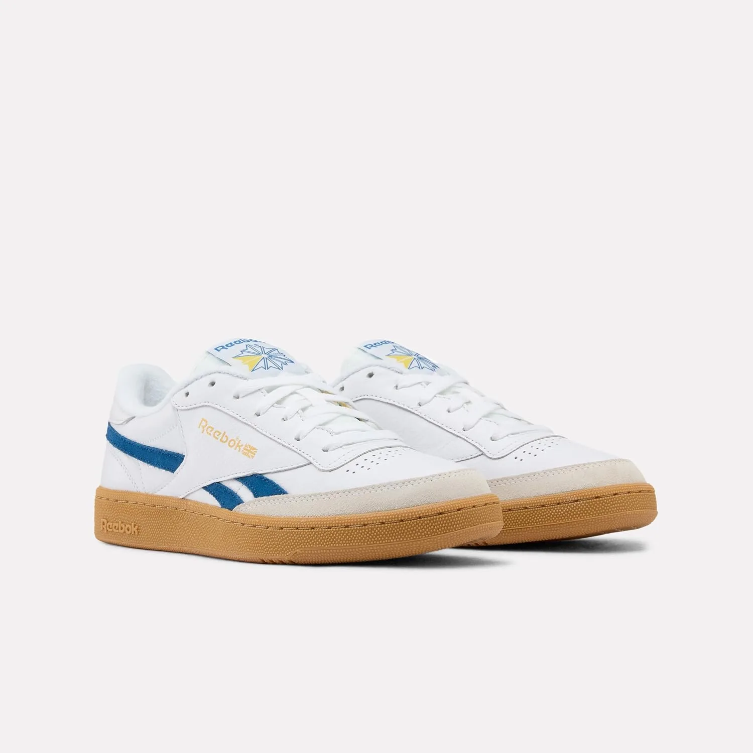 Кроссовки Reebok Unisex Club C Revenge Vintage, белый/голубой — фото 4