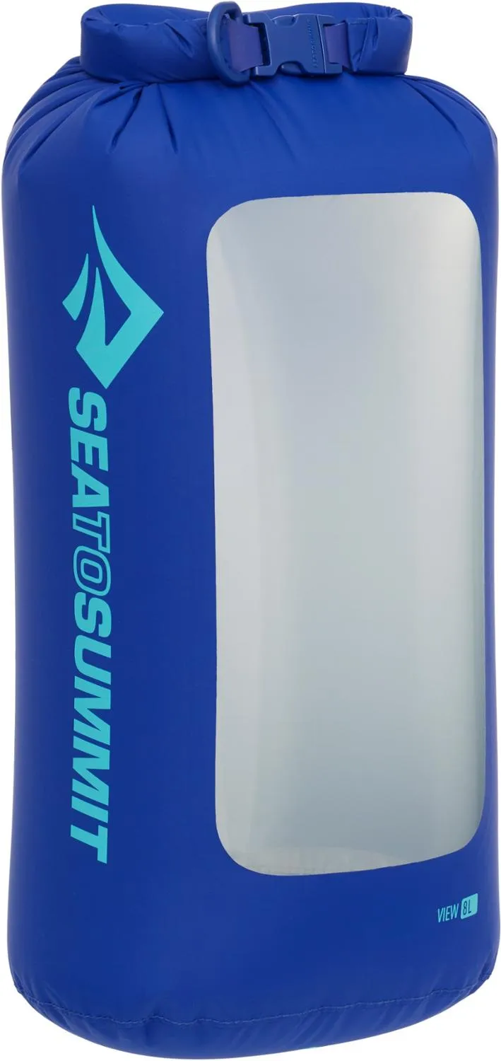 

Легкий прозрачный сухой мешок 8 л Sea to Summit, Surf Blue