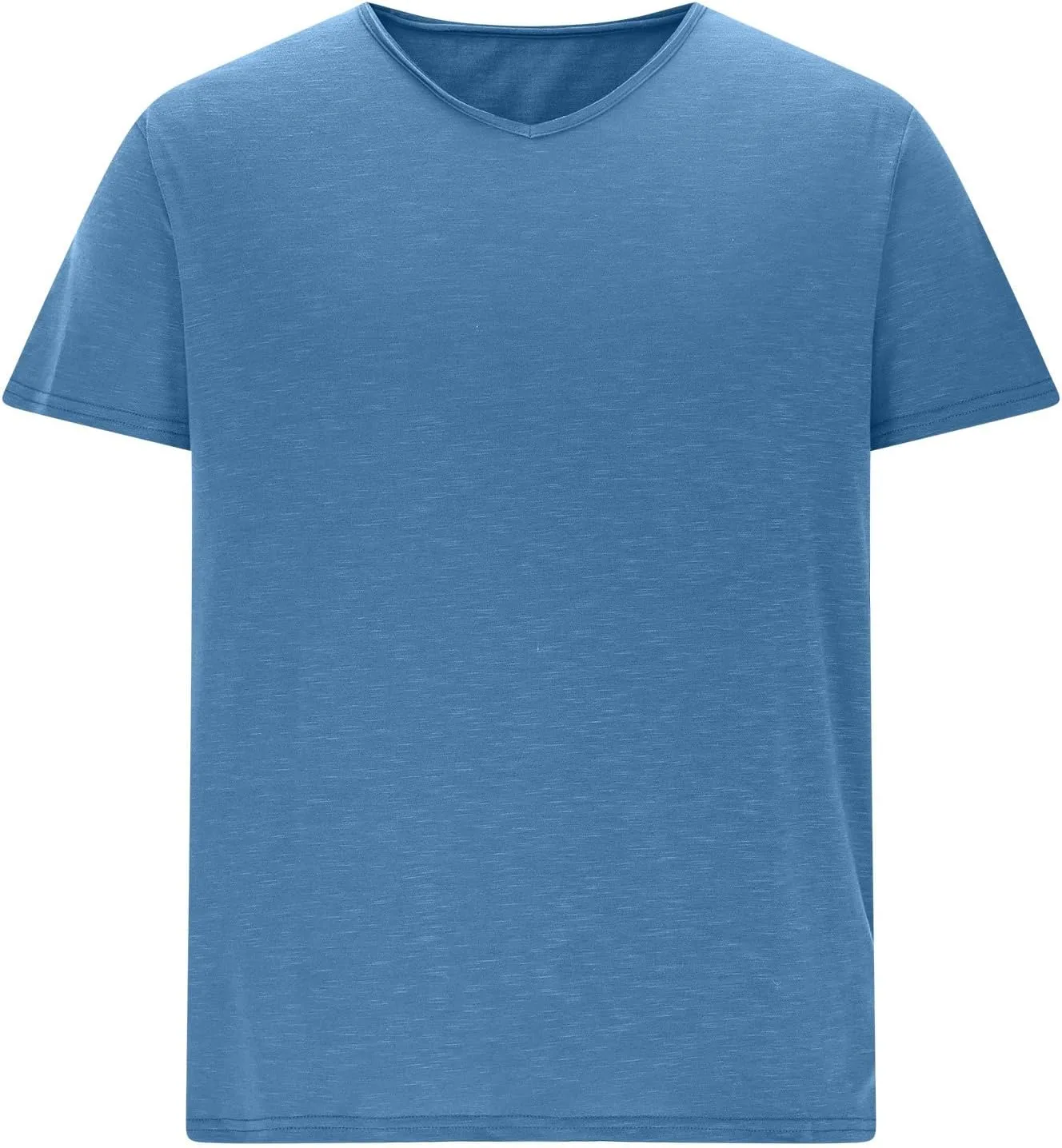 

Футболка мужская V-образный вырез, хлопок, короткий рукав