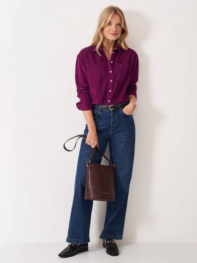 

Велюровая рубашка Corduroy Crew Clothing, Plum