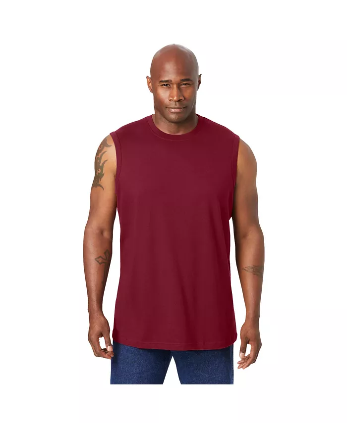 

Высокая футболка Muscle без усадки легкая Kingsize, красный