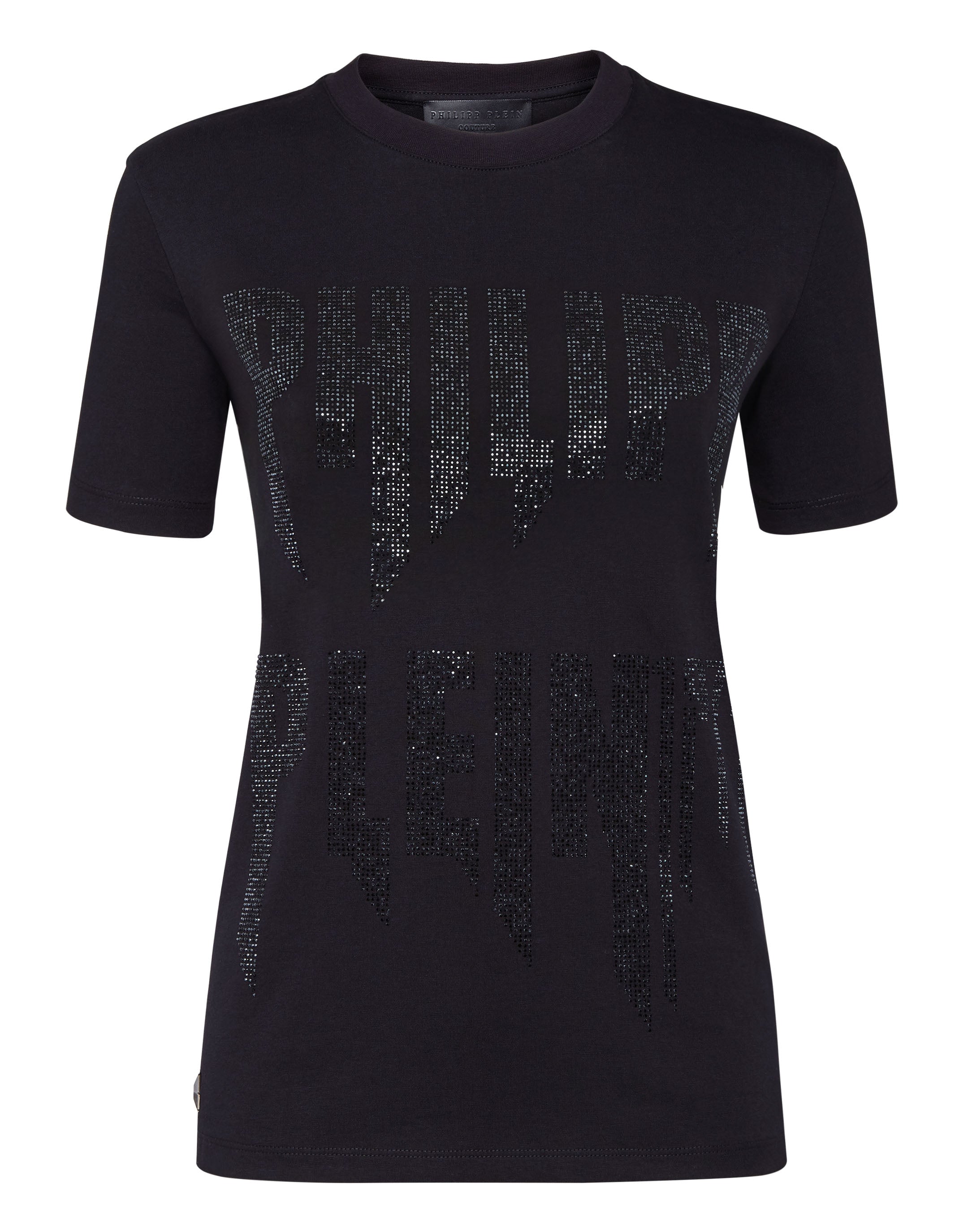 

Футболка с круглым вырезом SS Rock PP PHILIPP PLEIN, черный