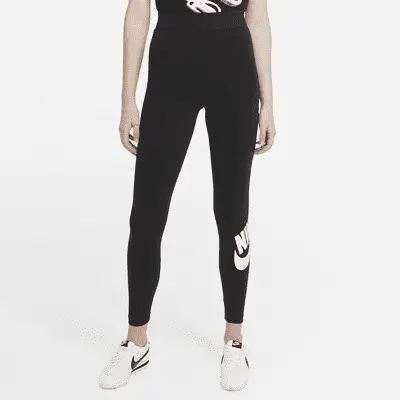 

Леггинсы Nike Sportswear Essential, черный/белый