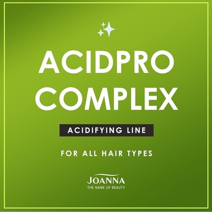 Joanna Professional AcidPro Complex Line Интенсивное лечение волос Кондиционер для балансировки pH, стабилизирующий цвет 1000г — фото 3