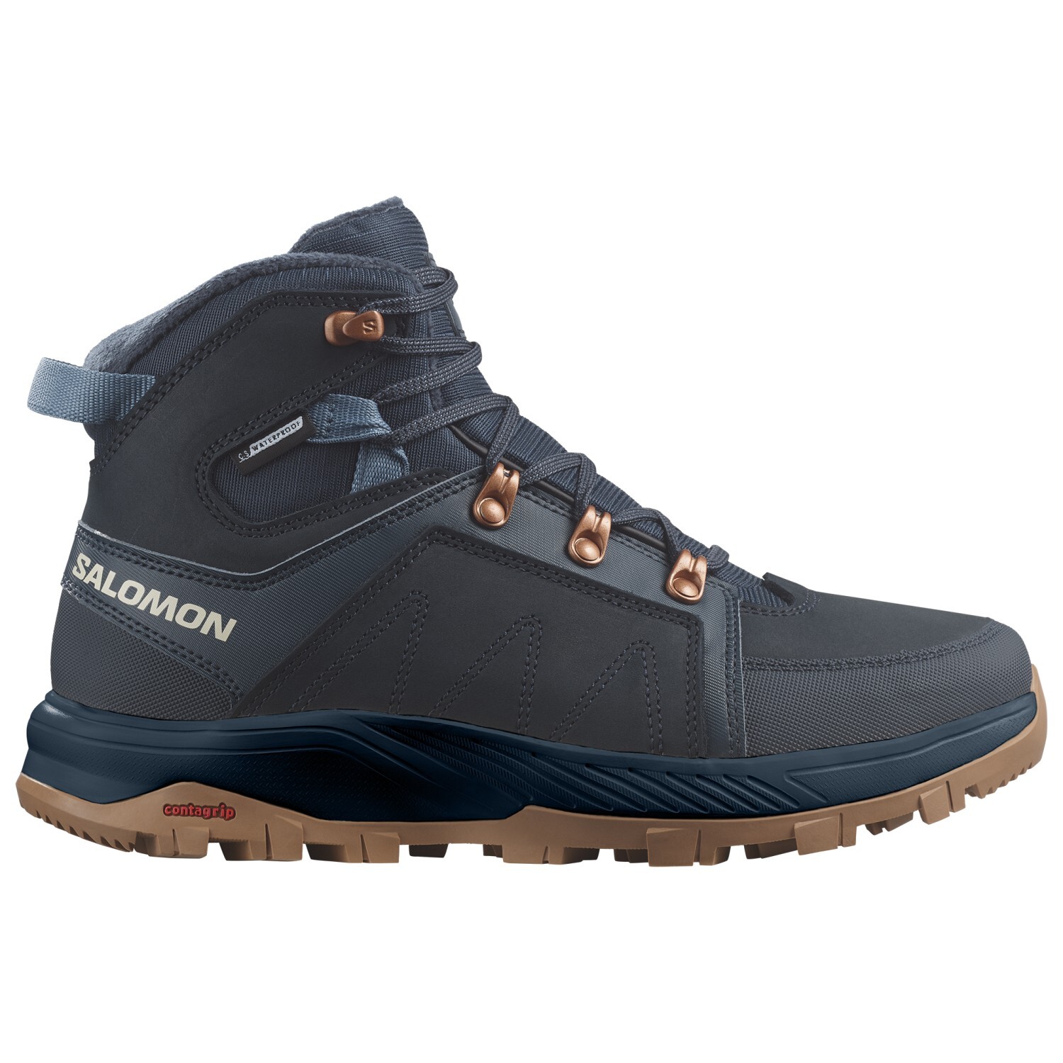 

Зимняя обувь Salomon Outchill Thinsulate Climasalomon WP, цвет Carbon/Carbon/Bering Sea