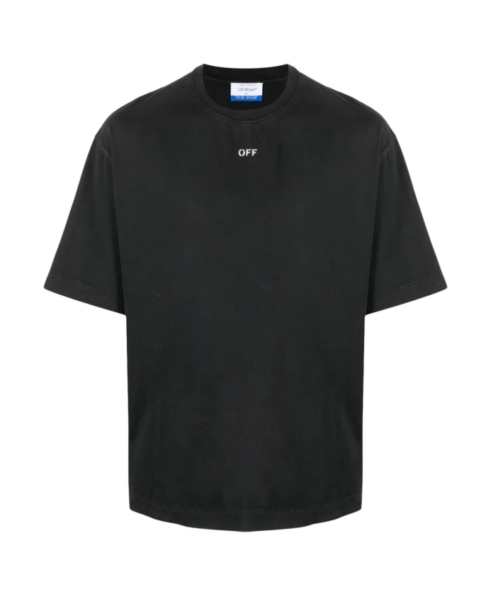 

Футболка и поло с логотипом Off White, черный