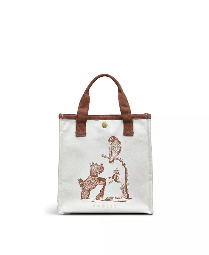 

Сумка-шоппер Toile Small Open Top Radley London, коричневый/бежевый