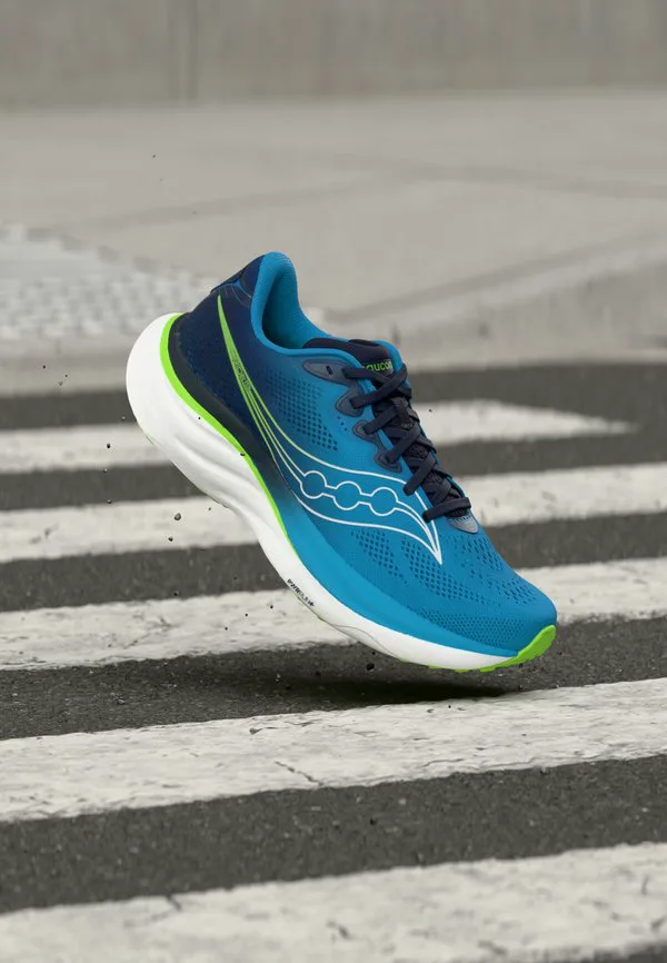 Кроссовки для бега по шоссе ride 19 Saucony, Cobalt/Slime