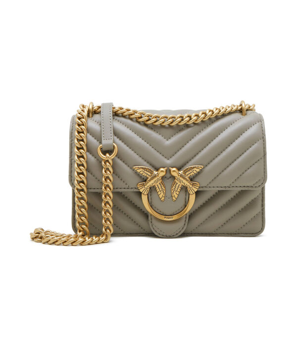 

Кожаная сумка через плечо love one mini crossbody Pinko, желтый