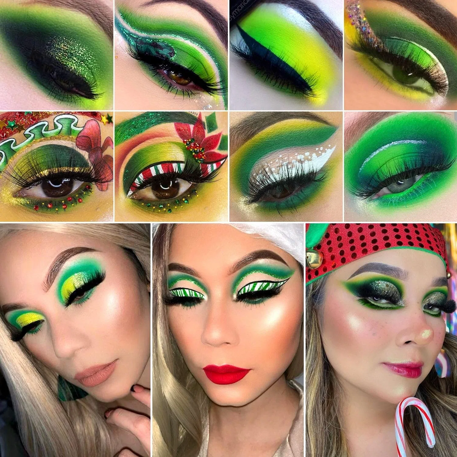 Палетка теней для век «Avocado Green» от DE'LANCI De'Lanci, 2-Green — фото 4