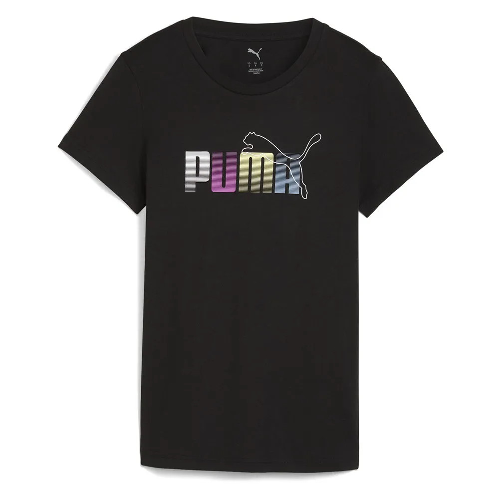 

Футболка с коротким рукавом Puma Graphic Stacked, черный