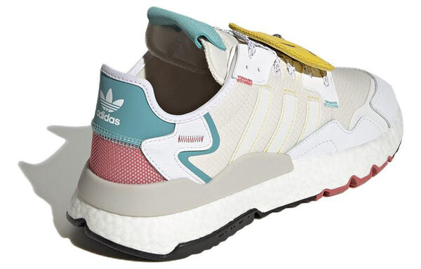 Кроссовки оригинальные nite jogger Adidas, белый — фото 4