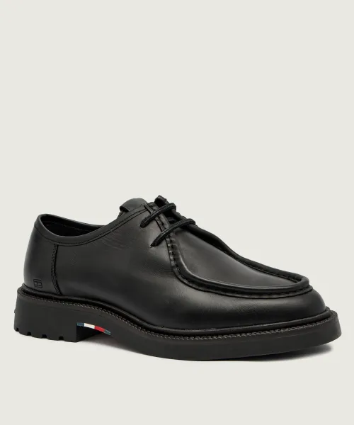 

Кожаные туфли на шнуровке Tommy Hilfiger, черный