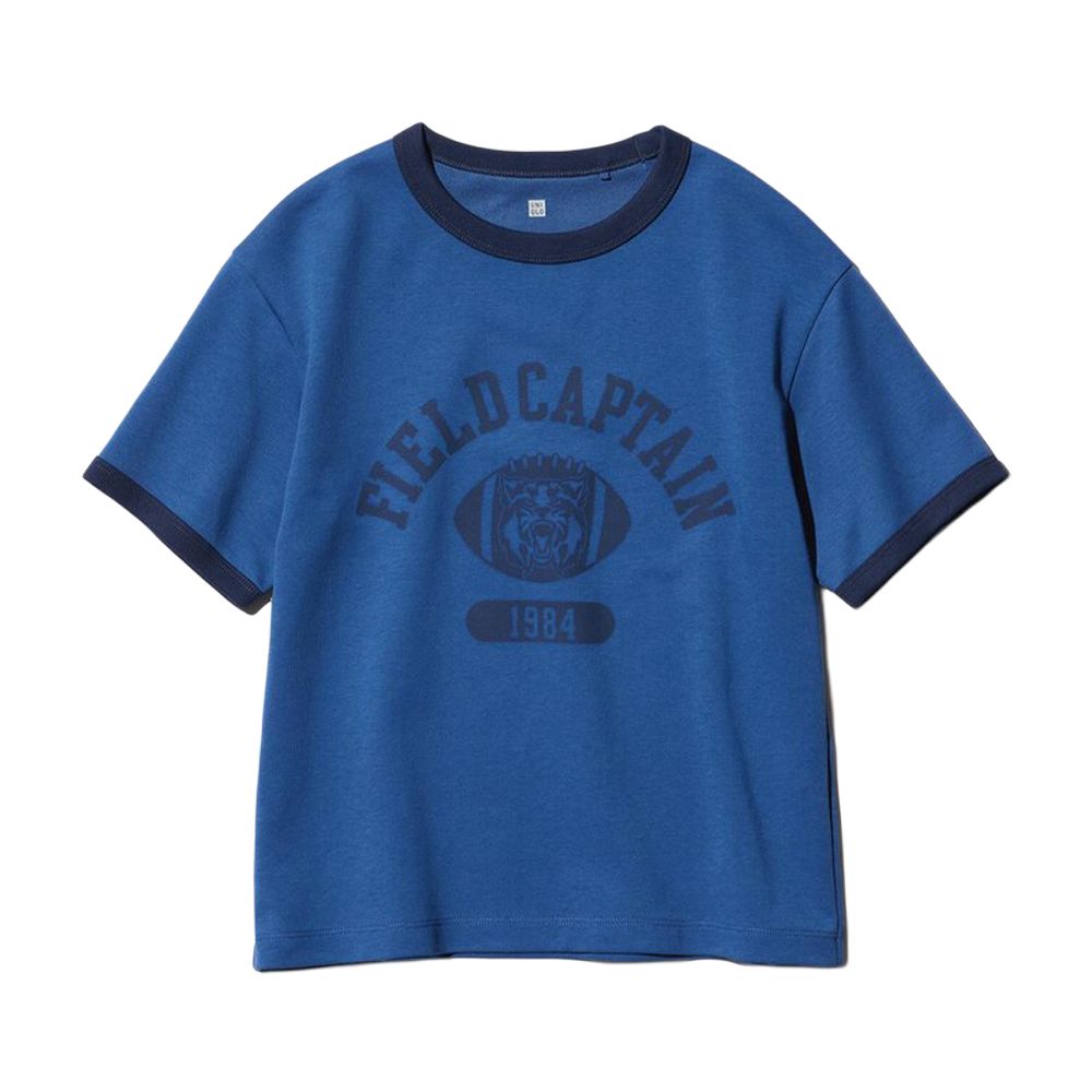 

Футболка SS25 для детей 3-7 лет UNIQLO, синий