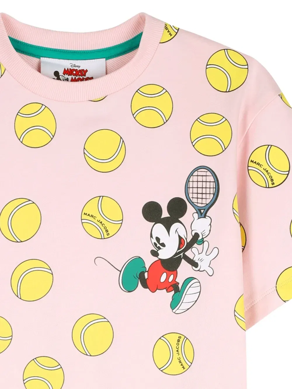 Платье с короткими рукавами из коллаборации с Disney Marc Jacobs Kids, розовый — фото 3