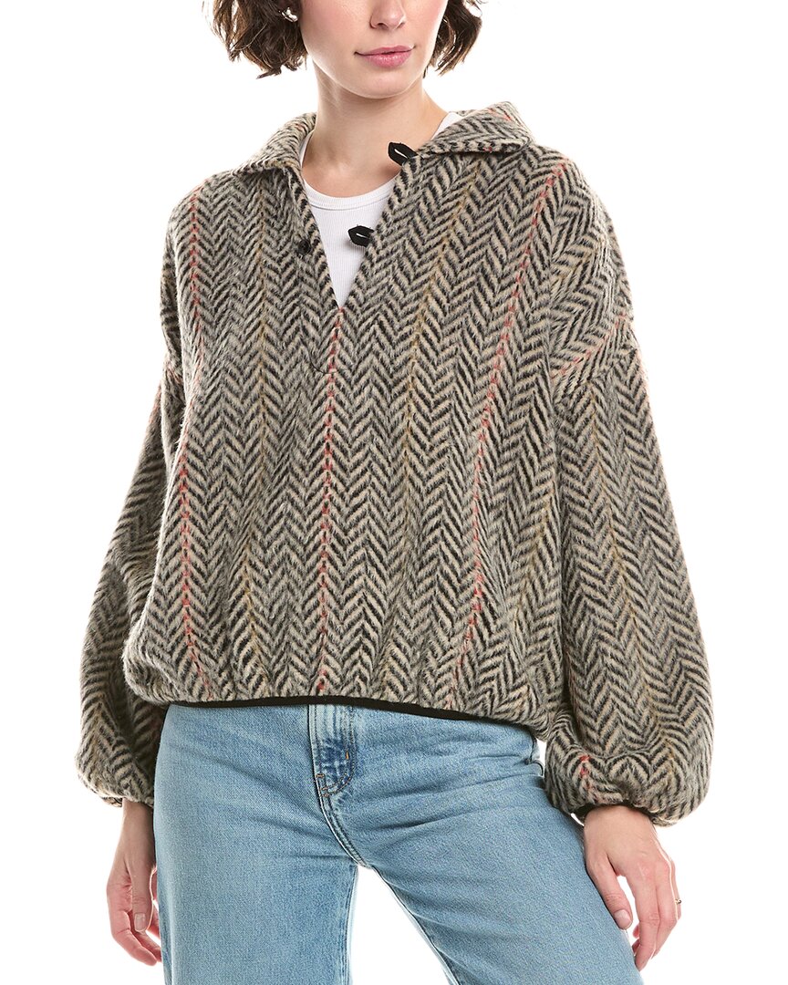 

Великий пуловер Outlander из шерстяной смеси THE GREAT, Tan