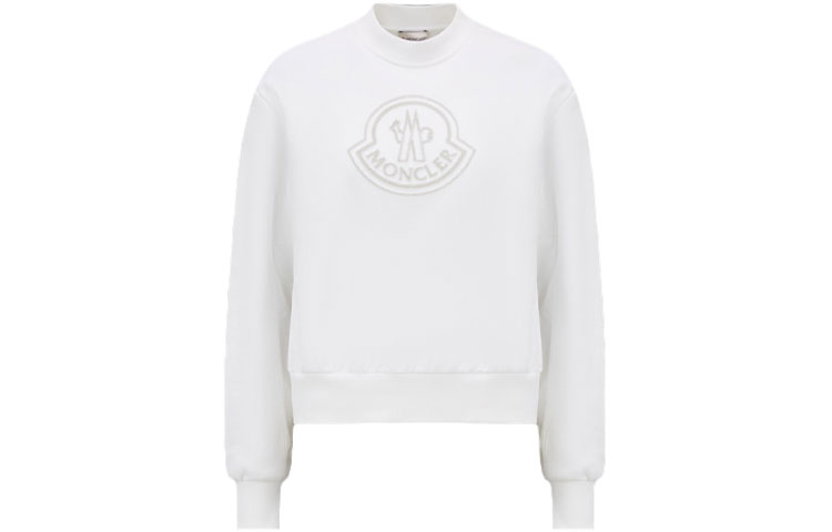 

Хлопковая толстовка с логотипом Moncler, белый