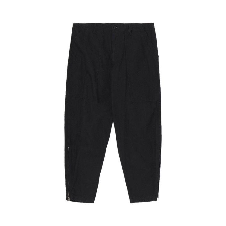 

Брюки Yohji Yamamoto Pour Homme Hem Zip Painter Pants, Black