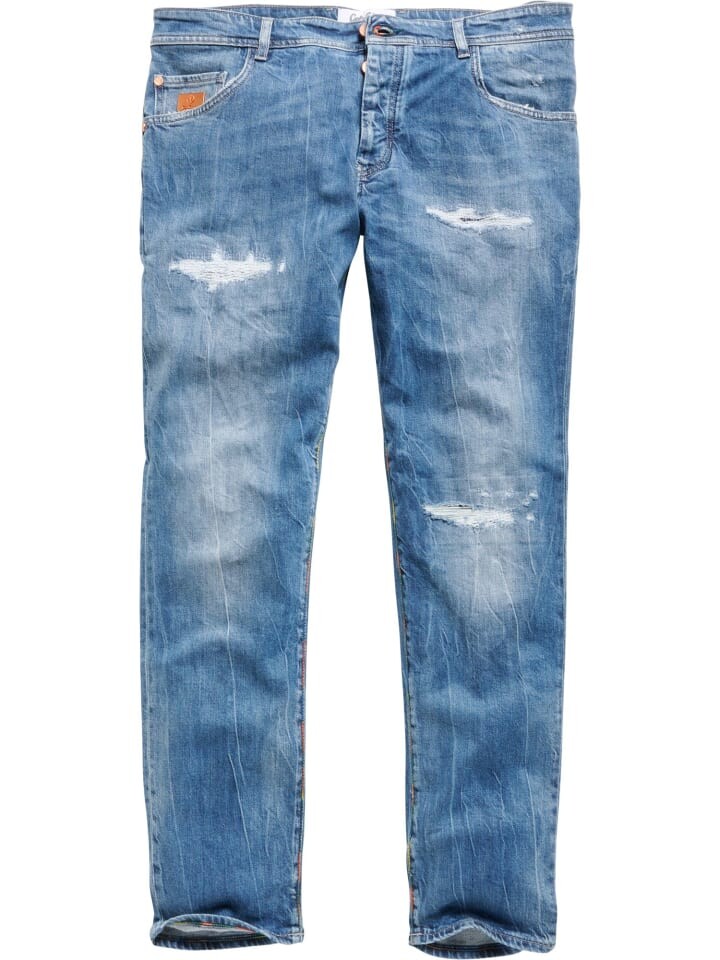 

Джинсы Carlo Colucci Tapered-fit-Jeans BROOKLYN, синий