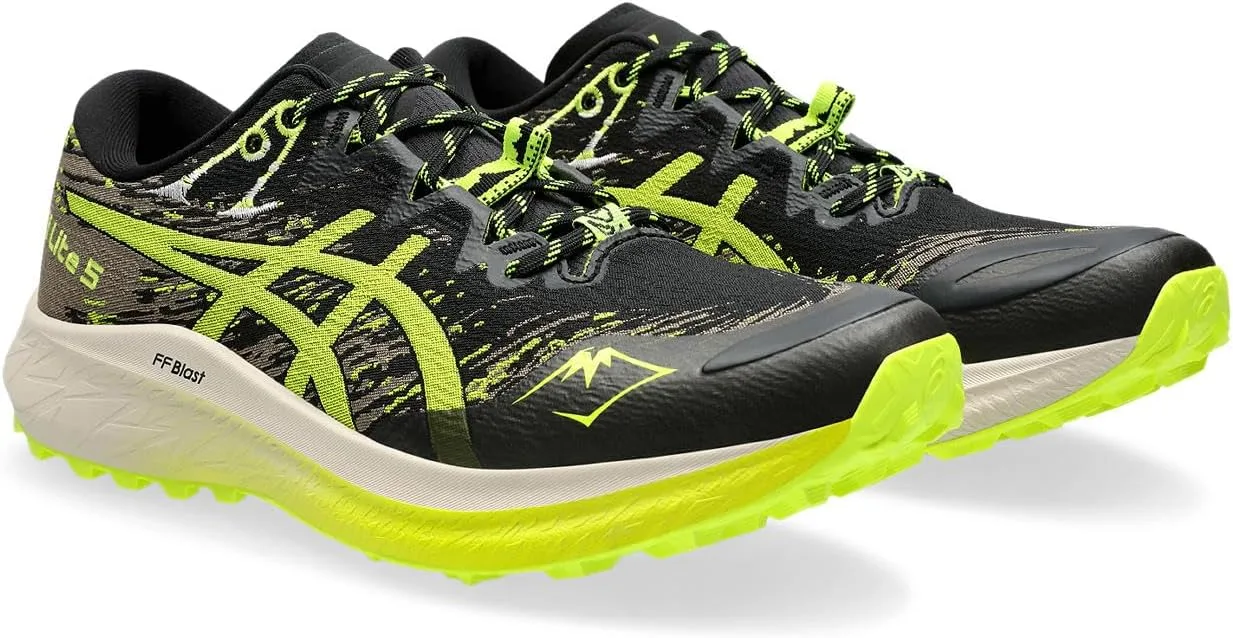 Мужские кроссовки ASICS Fuji Lite 5, черный/ярко-желтый