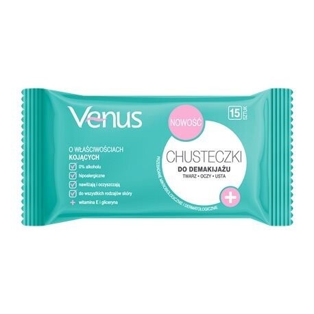 

Салфетки для снятия макияжа Venus 15 шт., Inne