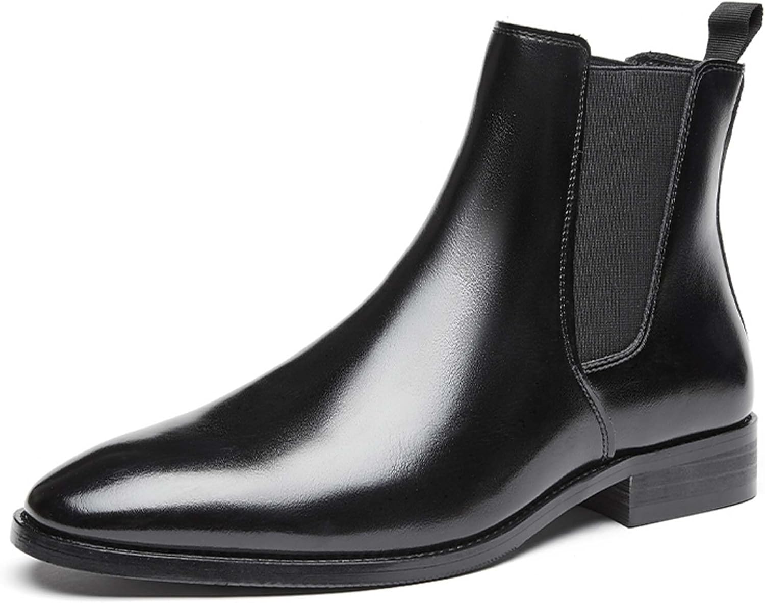 

Мужские ботинки челси в городском стиле, персонализированные, деловые, повседневные, формальные, в стиле ретро, для прогулок, офисной униформы, банкетов, свадебных костюмов, вечерних нарядов, высокие кожаные ботинки Generic, черный