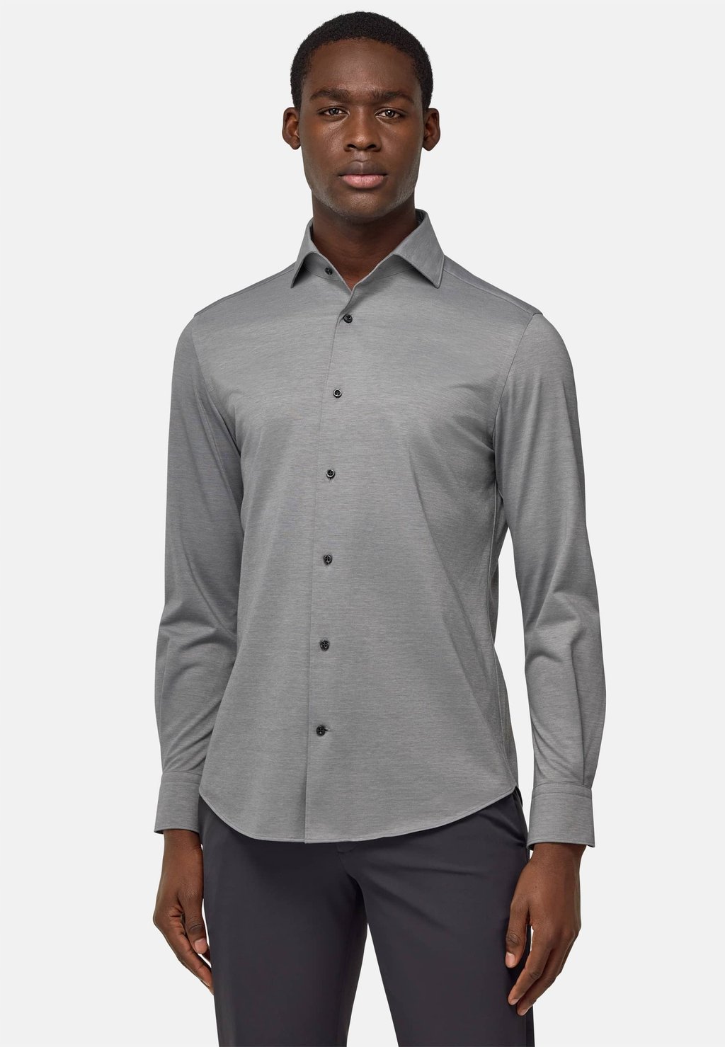 

Рубашка REGULAR FIT JAPANESE Boggi Milano, темно-серый